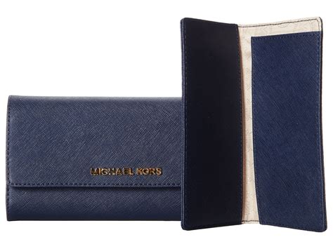 michael michael kors jet set travel checkbook wallet|michael kors wallet double zip.